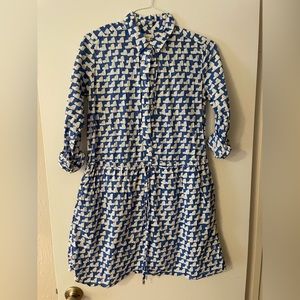 TWO Gap shirt dresses with drawstring waist